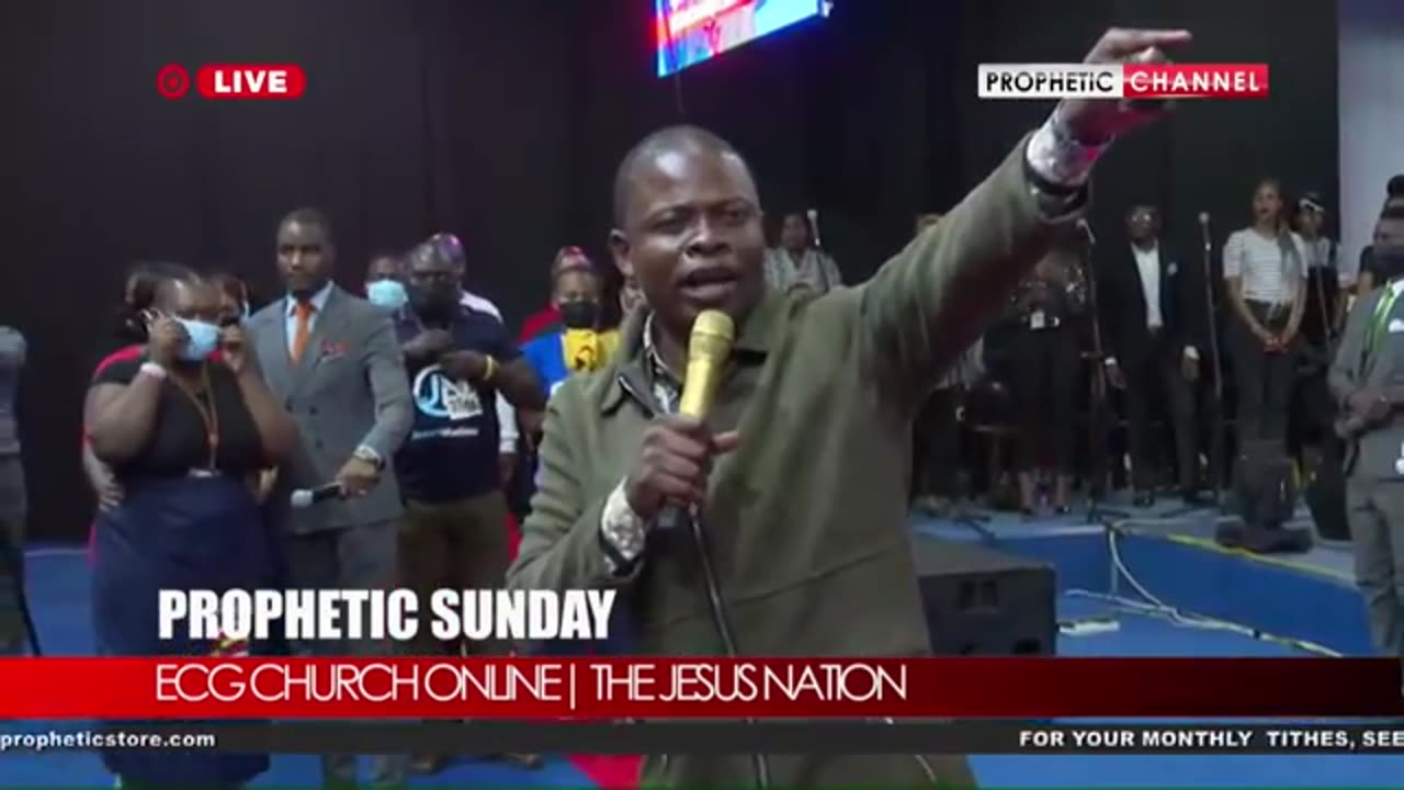 Prophetic Sunday Service LIVE l Prophet Shepherd Bushiri l ECG Church The Jesus Nation 30.01.22