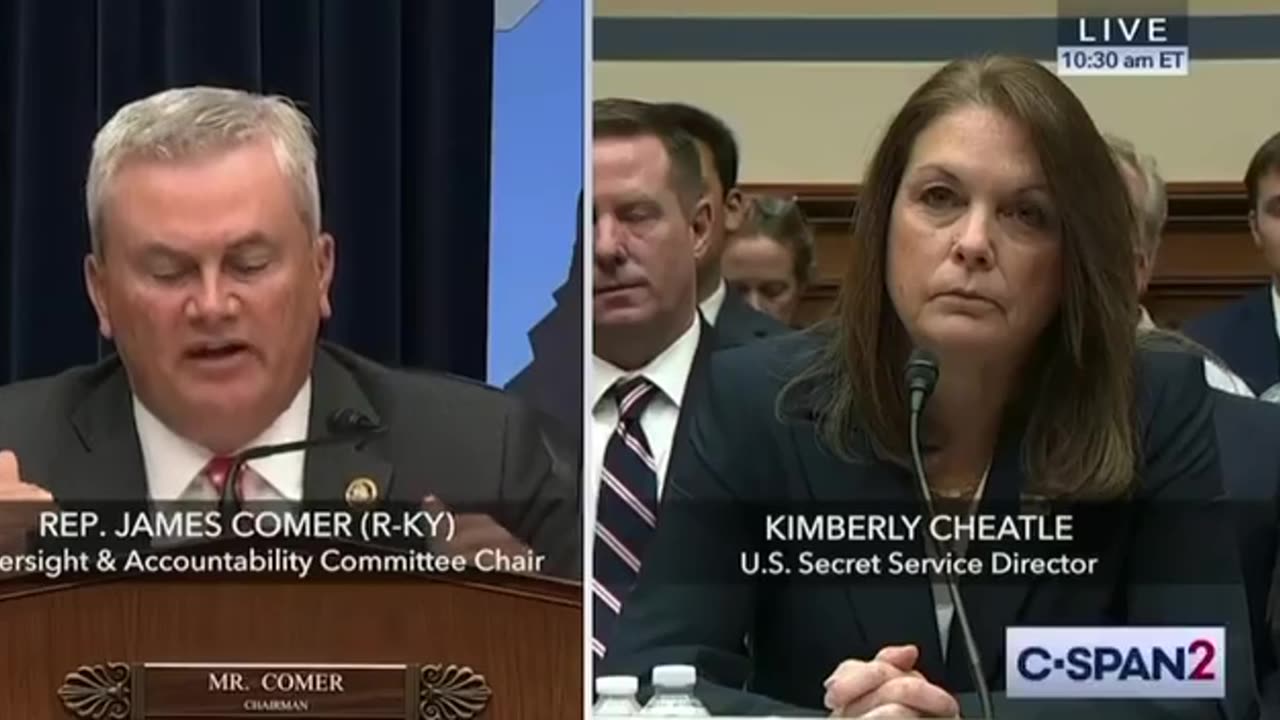 Rep James Comer - I cannot believe this woman is the head of the Secret Service
