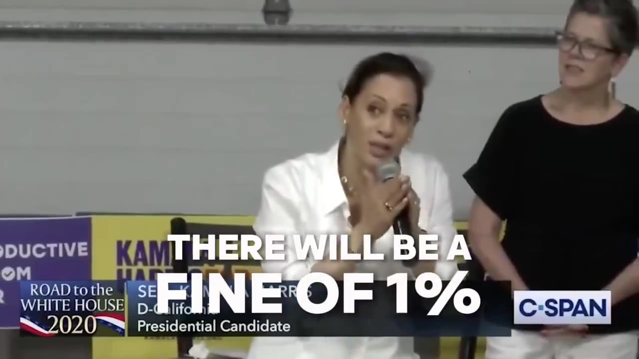 Kamala Harris says she’s going to “end the gender pay gap” by fining employers