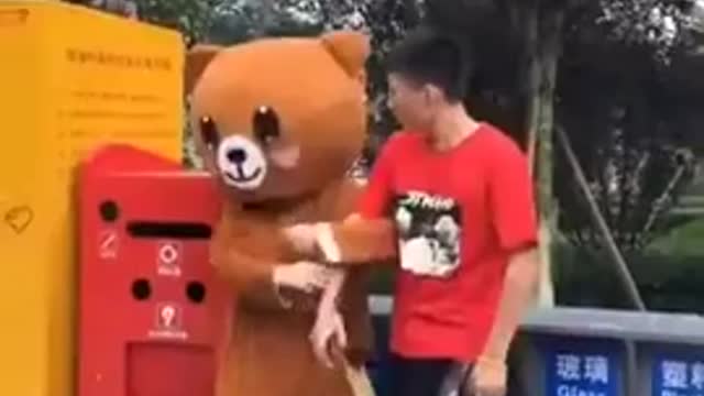 funny brown bear tiktok