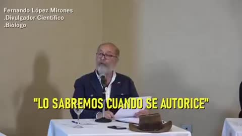 Fernando Lopez Mirones: (Biólogo y divulgador científico)