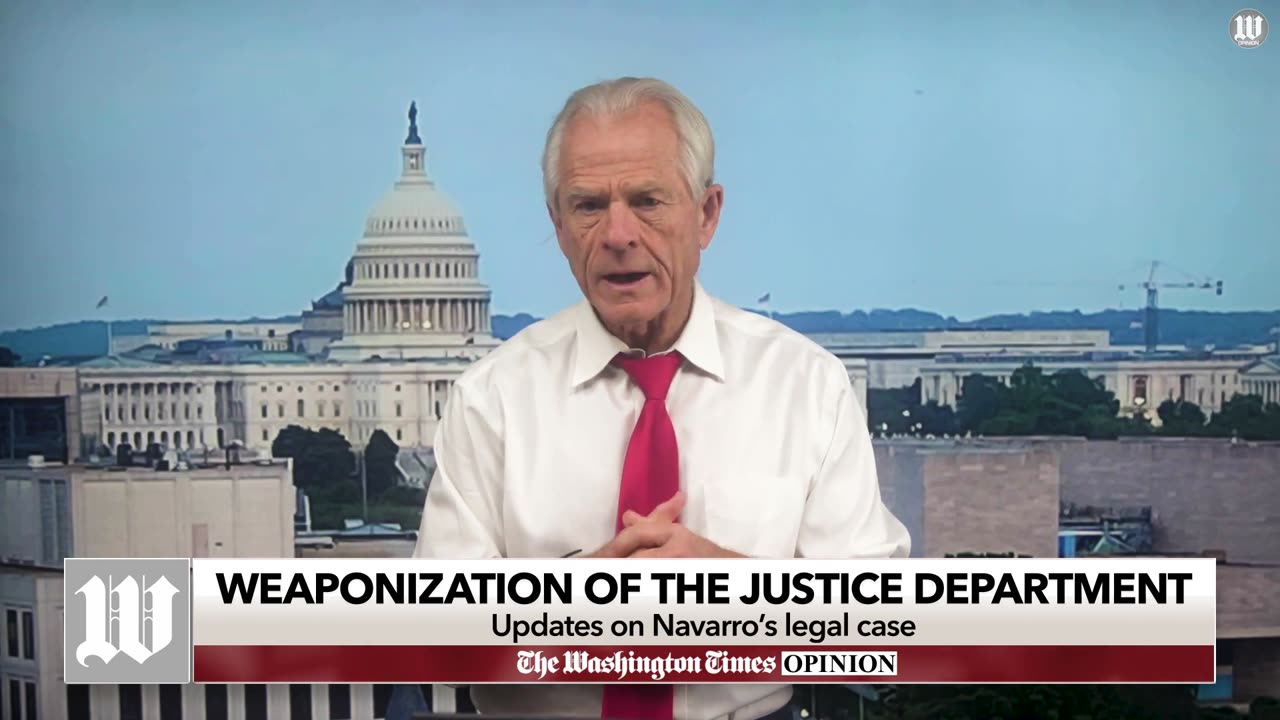 Peter Navarro discusses his legal case