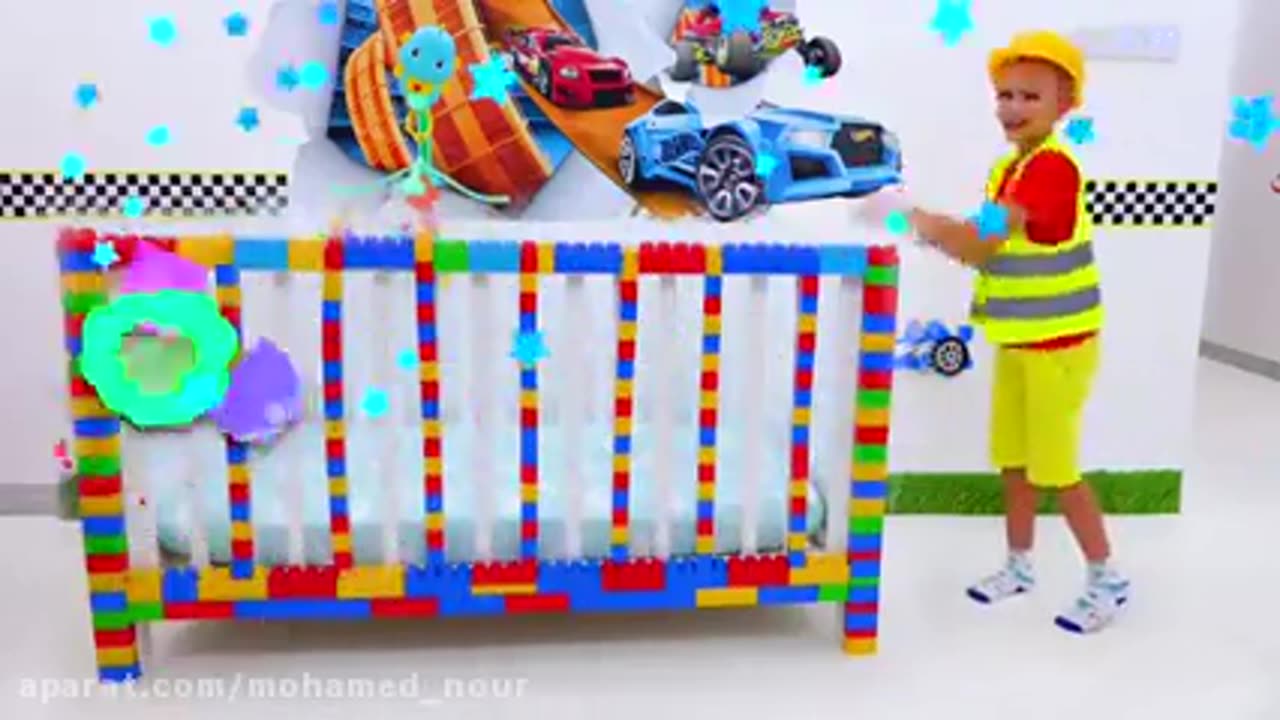 Vlad and Niki have fun with toy cars - Funny videos for kids