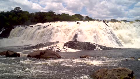 The beauty of the nature. Waterfall in Venezuela