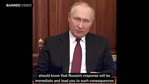 Putin Announces His Invasion Into Ukraine