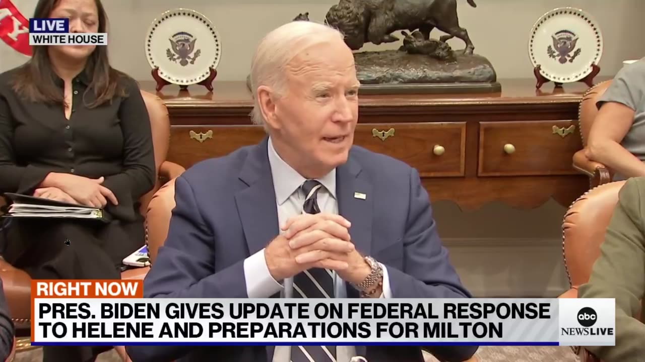 JOE BIDEN DID IT AGAIN. A PRESS CONFERENECE WHEN KAMALA WAS ON TV