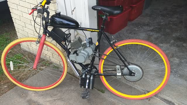 Motorized bicycle build