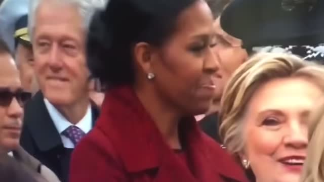 Bill Gets Caught Peeking by Hillary