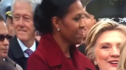 Bill Gets Caught Peeking by Hillary