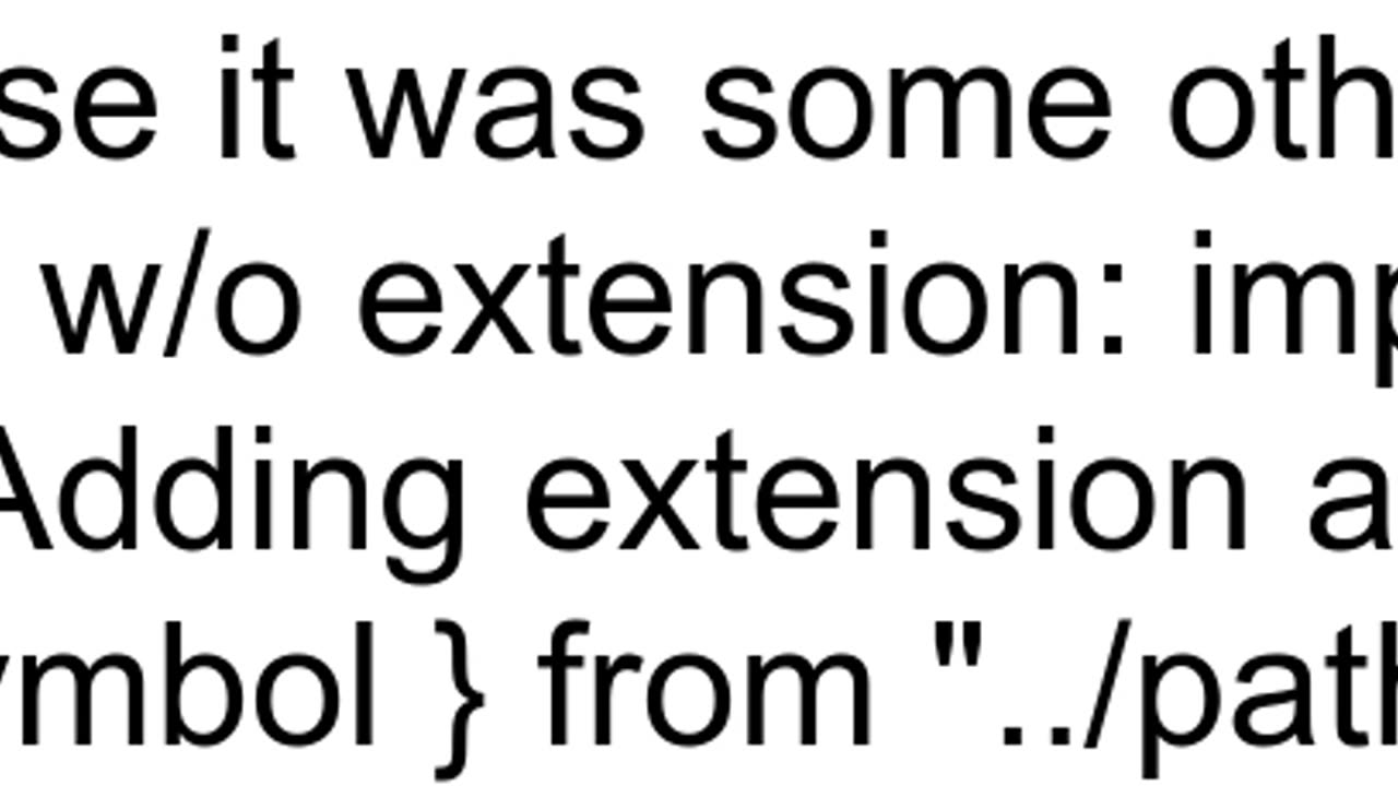 Script from TypeScript was blocked because of a disallowed MIME type videomp2t