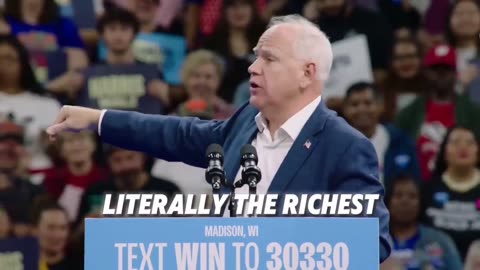 Creepy Tampon Tim Walz says Elon Musk jumps around on stage like a "Dipshit"