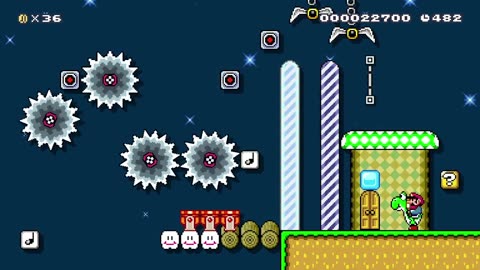 Auto Level 8 In Super Mario Maker 2