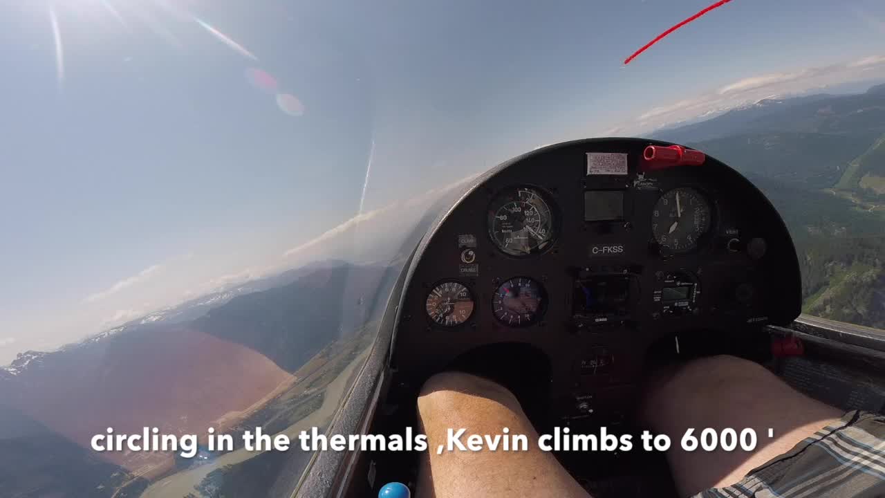 Eagle eye view of British Columbia's stunning mountain range