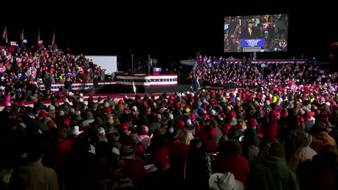 Donald Trump Holds Maga Rally In Traverse City, Michigan - October 25, 2024