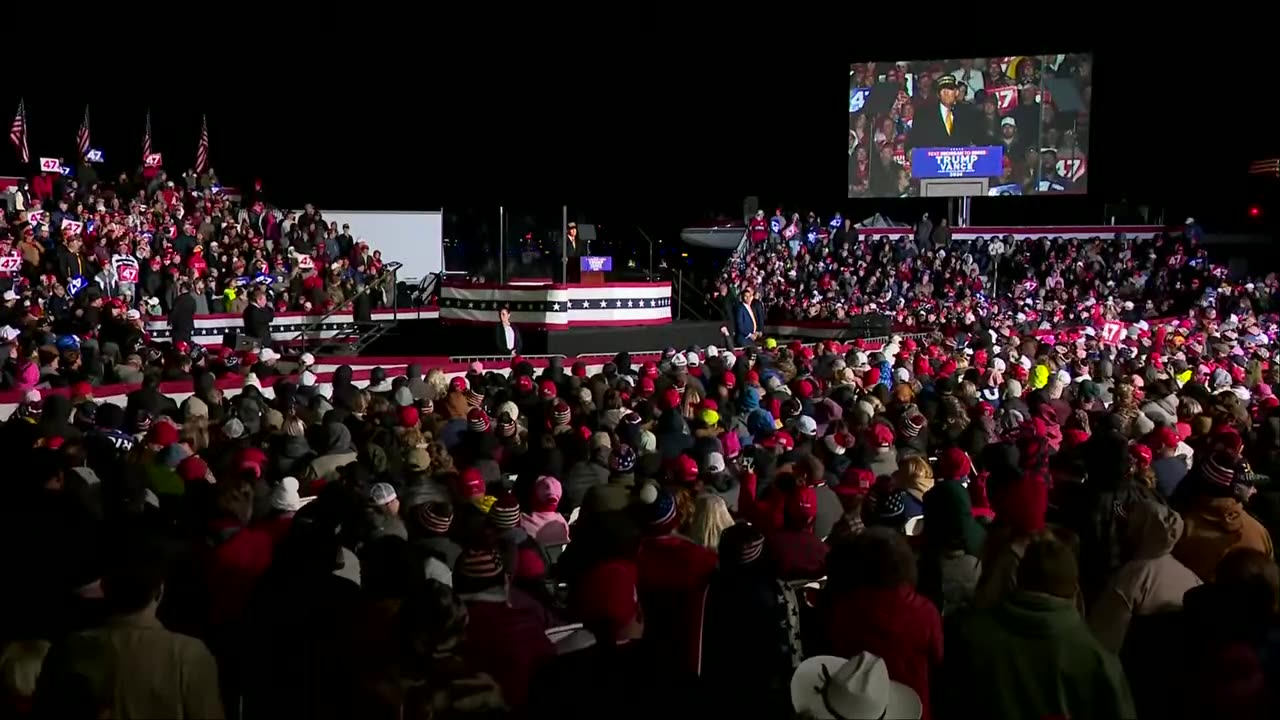 Donald Trump Holds Maga Rally In Traverse City, Michigan - October 25, 2024