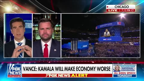 Jesse Watters and J.D. Vance Expose the Cracks in Kamala's Campaign at the Democratic Convention