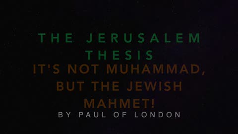 72 The Muslim's Muhammad, is really the Jewish Machmad!