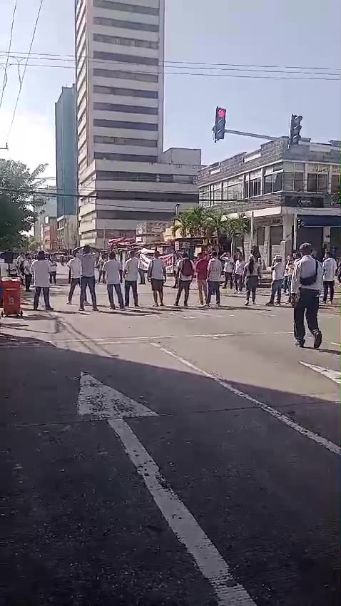 Conductores de plataformas de transporte protestan en Barranquilla - 1