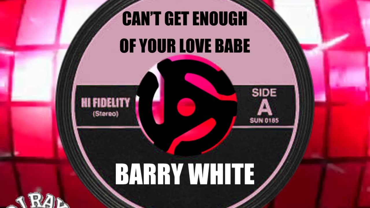 #1 SONG THIS DAY IN HISTORY! Sept 25th 1974 "CAN’T GET ENOUGH OF YOUR LOVE BABE" by BARRY WHITE