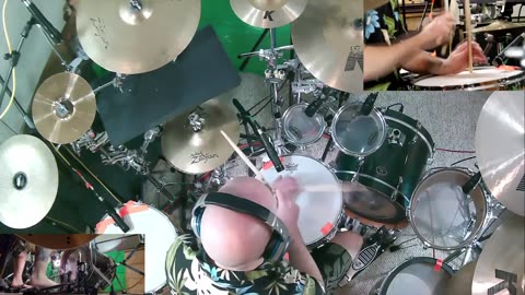 Shore Of It Revisited by Anthony & The Persistents (Anthony Michael Angelo Drum Tracking Video) 4_10