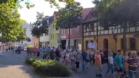 Do it like German protesters, Protesting against the vaccine will irritate FBI! So, do it!