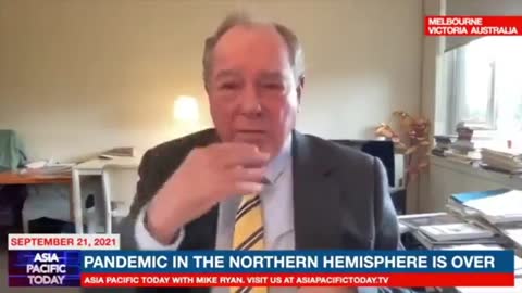 Edward J. Steele: Pandemic in Northern Hemisphere is Over