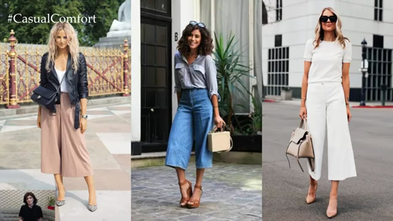 Stylish Culottes Outfit Ideas