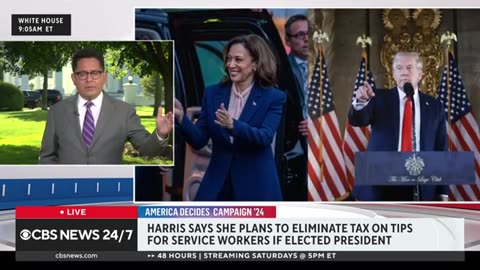 New poll shows Kamala Harris with leads over Trump in Michigan, Pennsylvania and