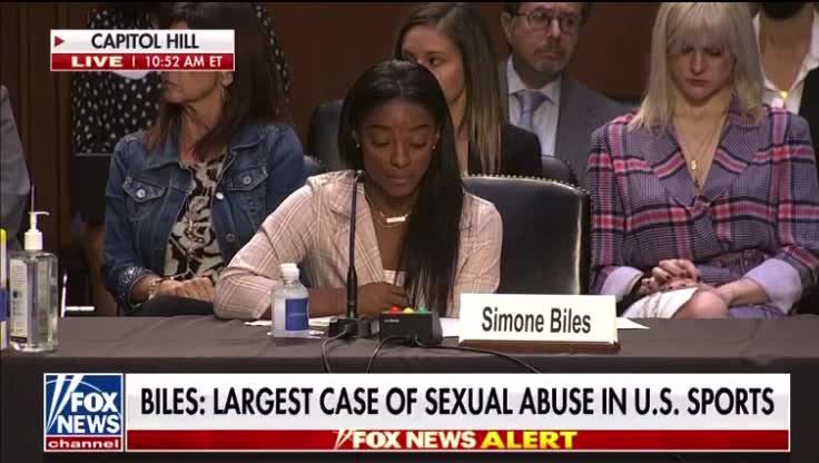 Simone Biles testifies about abuse from team doctor and how the FBI has help cover it up