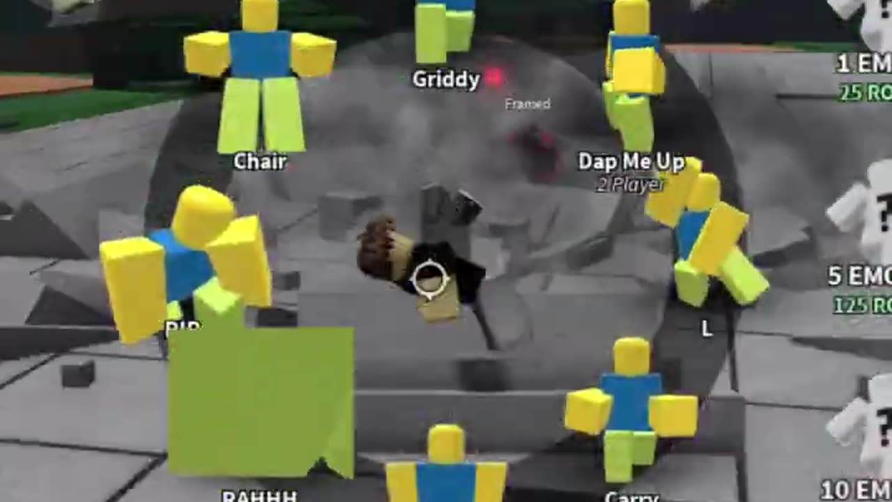 i went into bros attack 💀💀 - #roblox #robloxmemes#thestrongestbattlegrounds #tsb #gaming #shorts