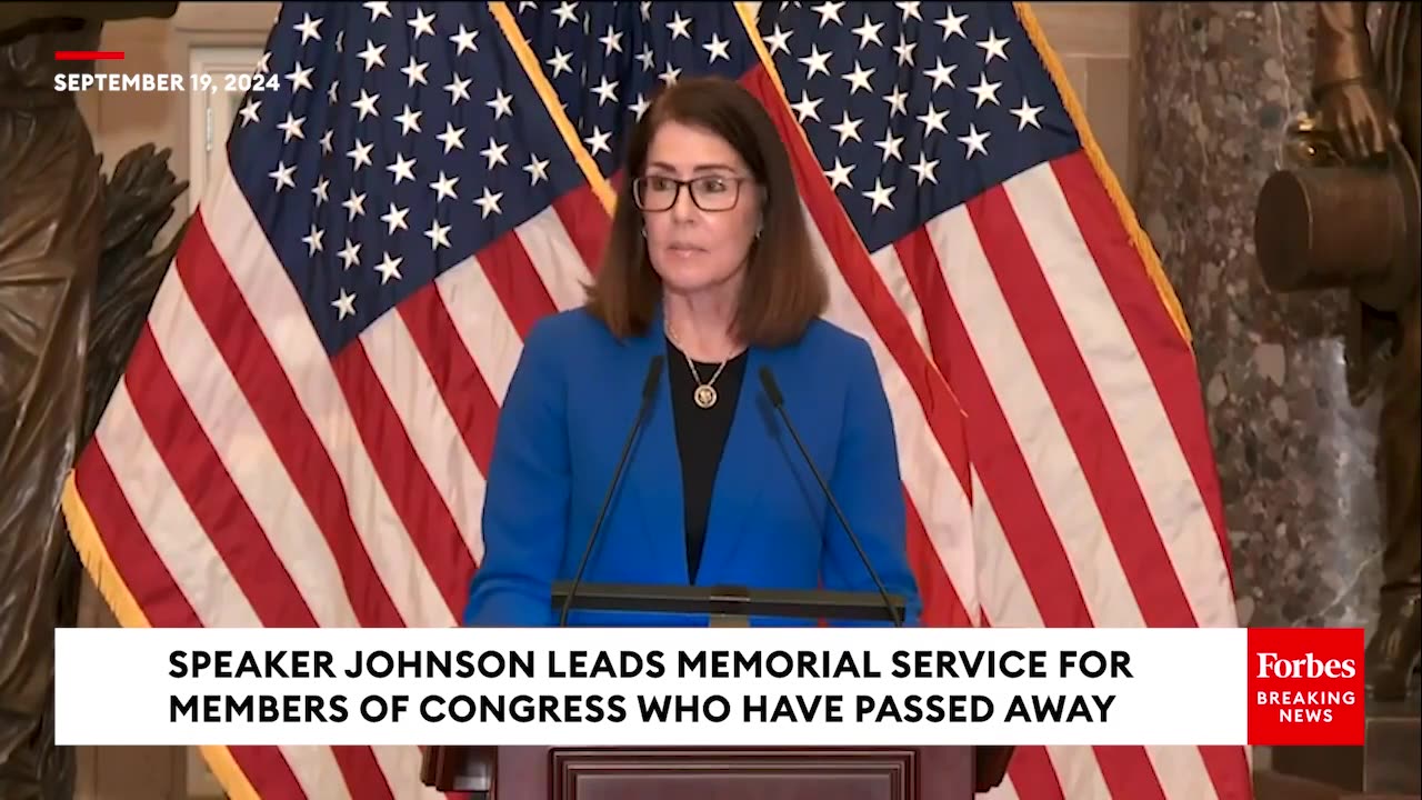 Speaker Johnson Leads Memorial Service For Members Of Congress Who Have Passed Away