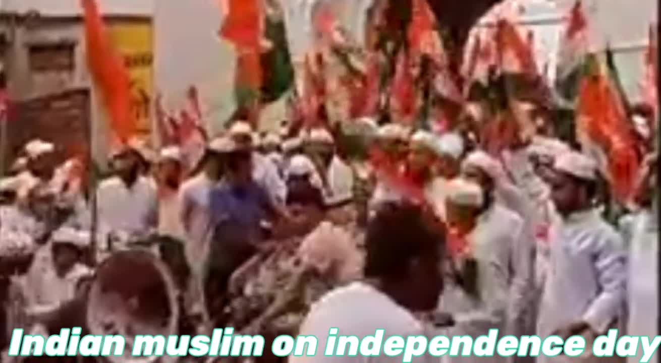 Indian muslim on independence day