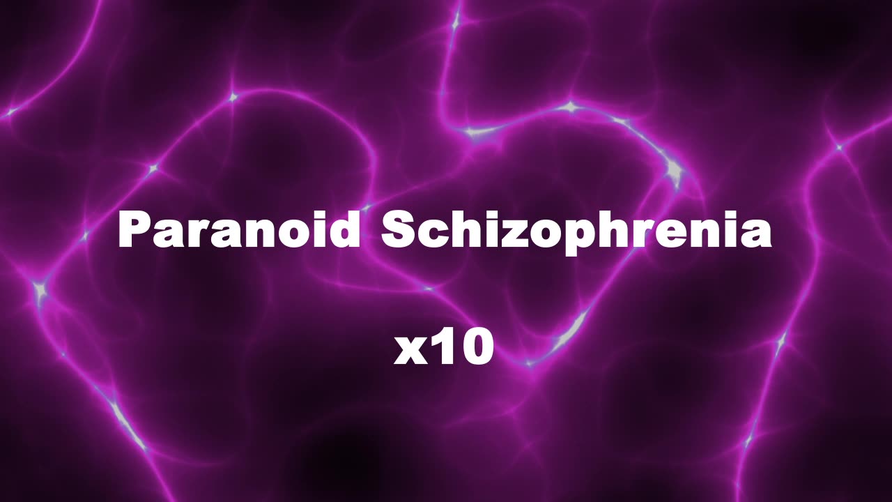 Amplified Reiki [AR] for Paranoid Schizophrenia - 10x Stronger Energy