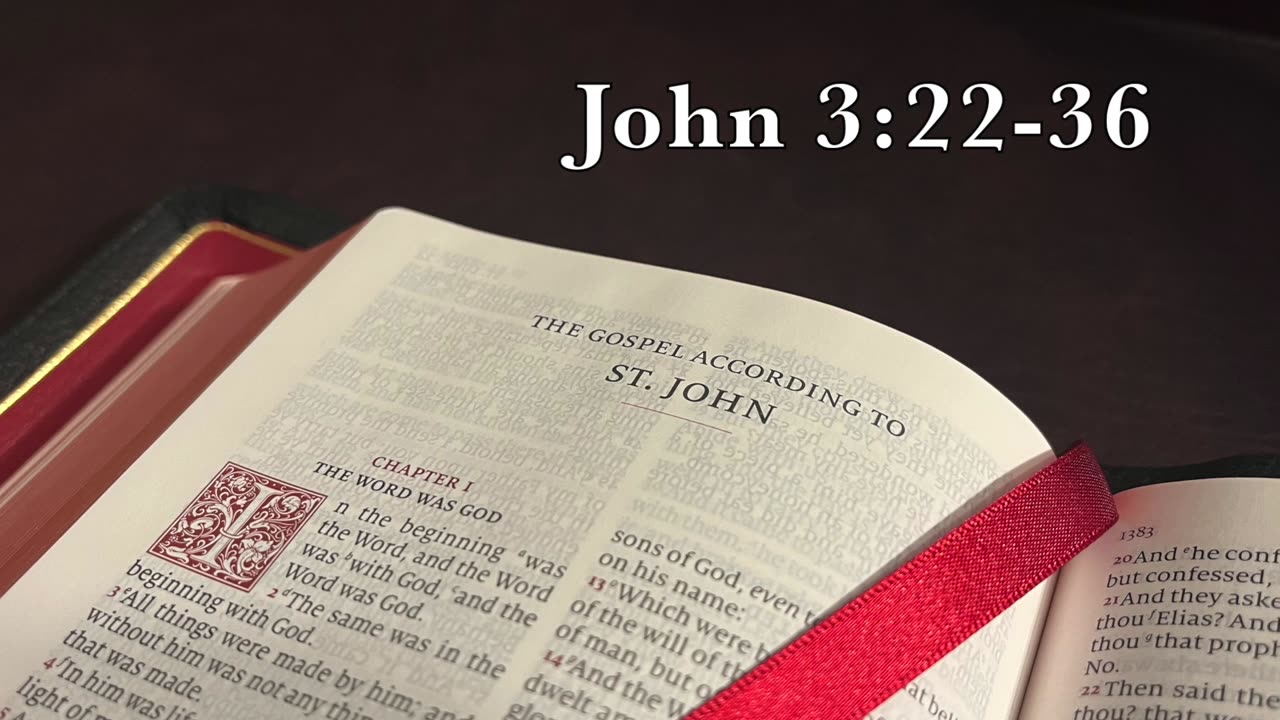 John 3:22-36 | Friend of the Bridegroom | Lucas Crawford