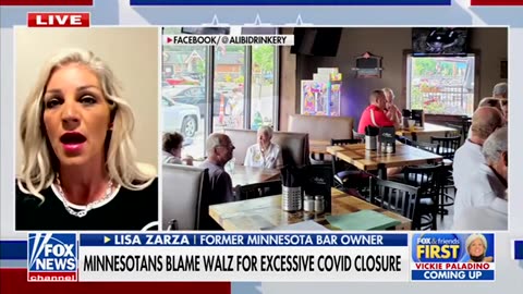 Minnesota Bar Owner Blasts Tim Walz as 'Evil' for Destroying Her Business