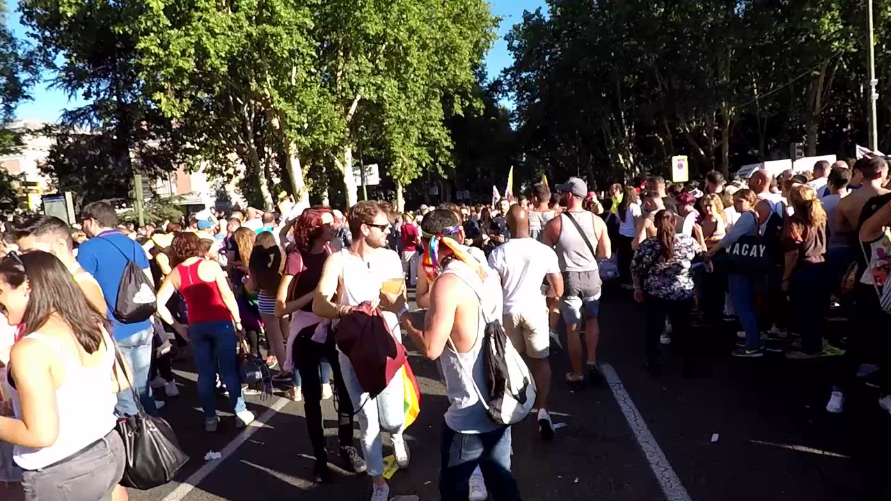 World Pride Gay+LGBTQIA+ Pride Madrid Spain 2017 Gopro 7