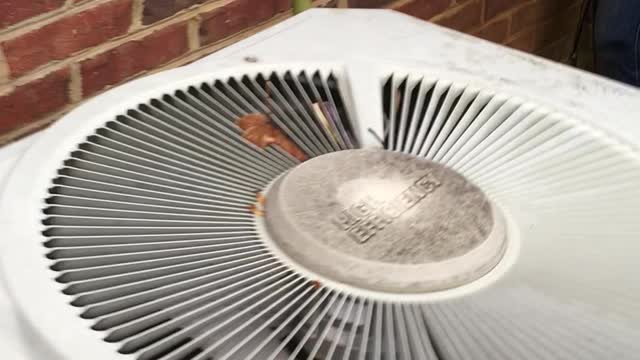 Popping condenser fan