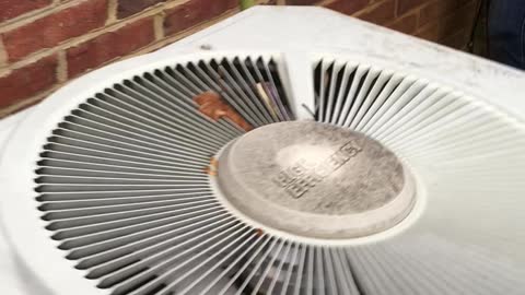 Popping condenser fan