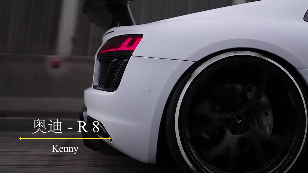 The audi R8 -