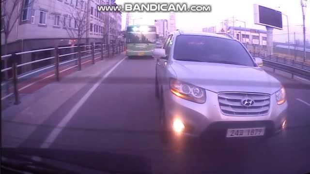 Car accident in road