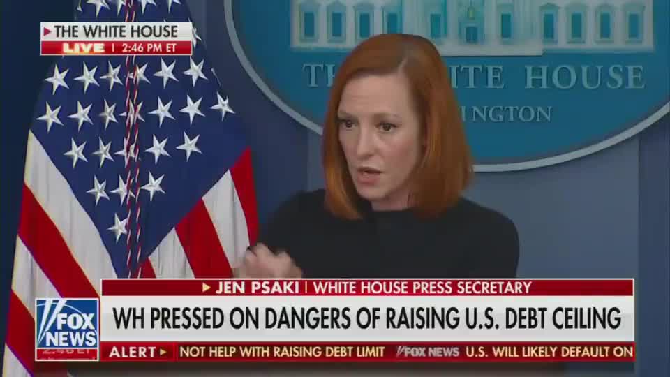 Psaki bashes Republicans for treating the debt limit as a "game."