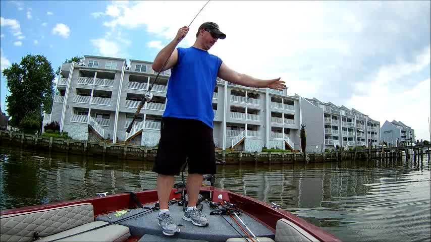 Fishing out of Harve DeGrace, Maryland