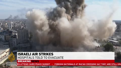 Israeli air strike caught on camera