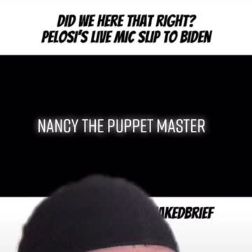 Nancy pelosi the puppet Master