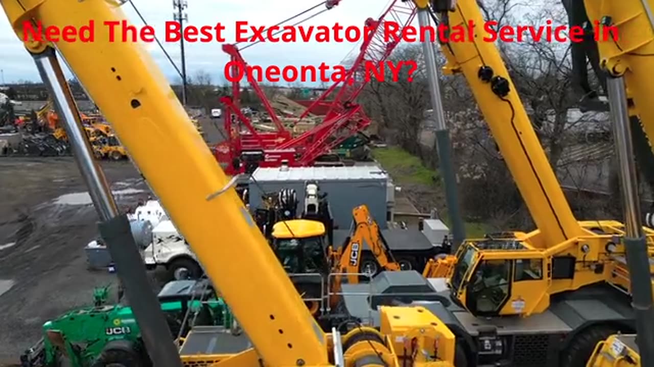 Oneonta Equipment Rental - Affordable Excavator Rental in Oneonta