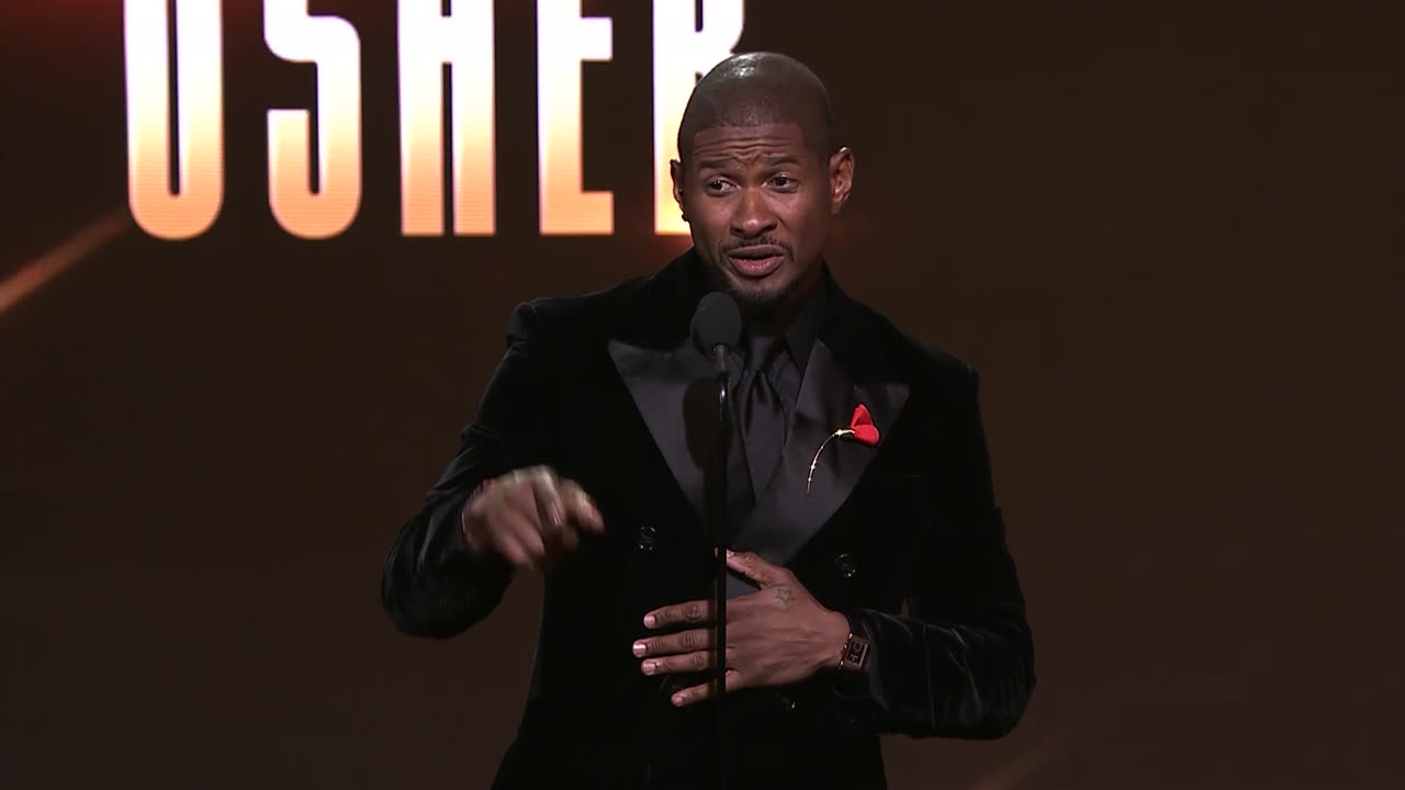 Usher Speech Presented by Bobby Brown