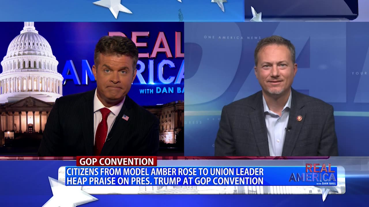 REAL AMERICA -- Dan Ball W/ Michael Cloud, Discussing the Republican National Convention, 7/16/24