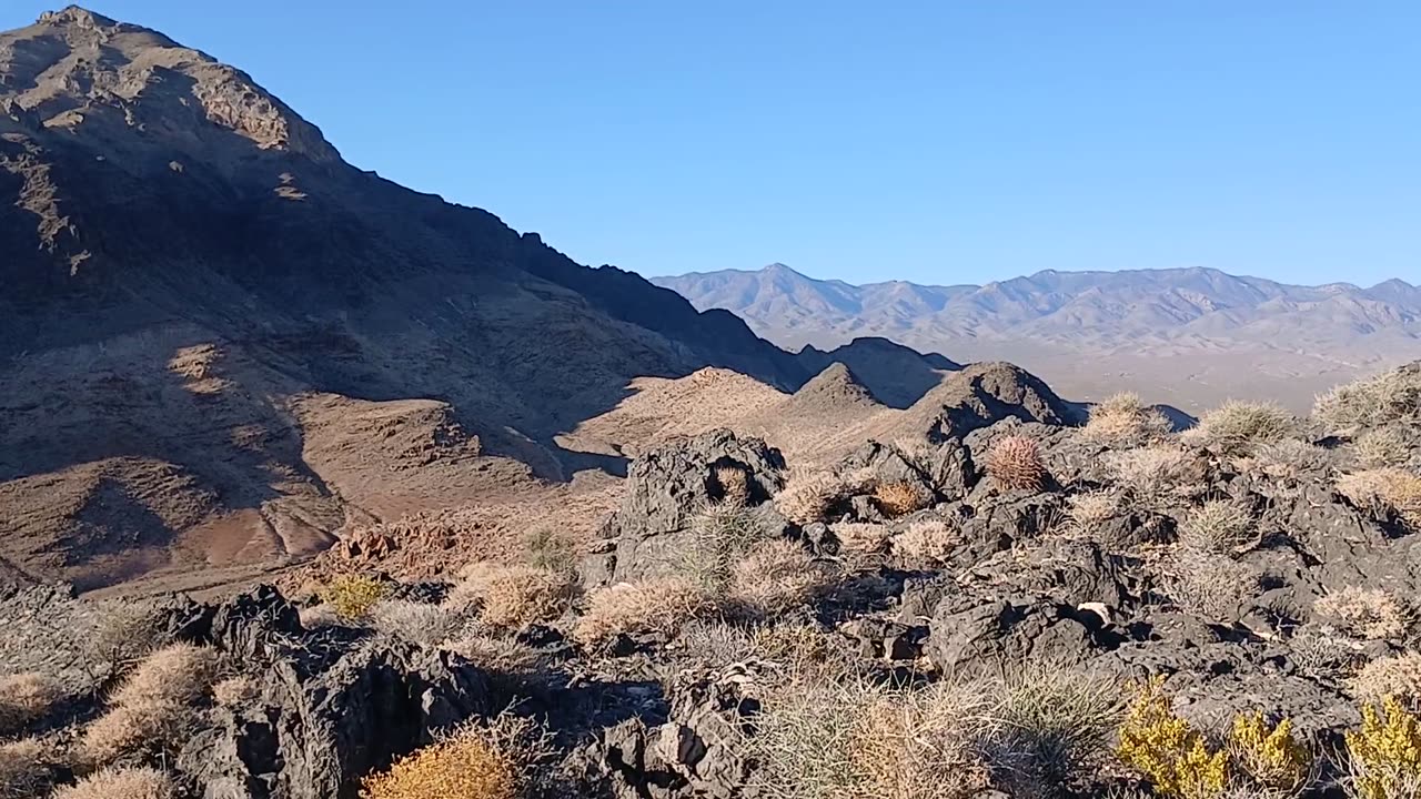 pahrump nv - mountain south of shadow mountain - very top