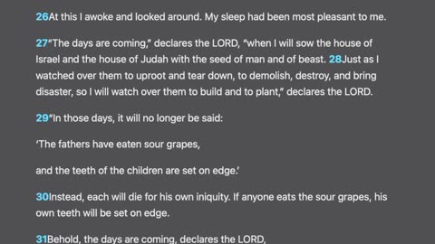 Jeremiah 30-31
