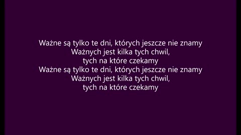 Dni, których nie znamy Marek Grechuta (tekst)